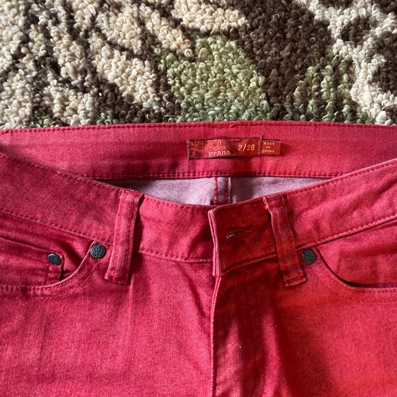 Women’s Prana Kayla Jeans, red, size 2/26. - Picture 2 of 3
